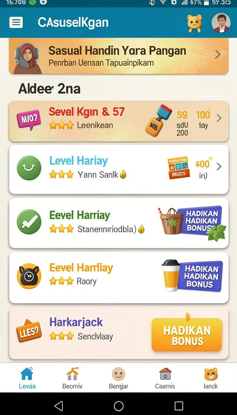 Tampilan Aplikasi higgs777 Terpercaya untuk Android